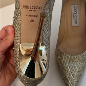 Gorgeous gold heels. Worn twice